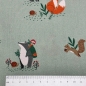 Preview: Baumwolle | FOREST ANIMALS Waldtiere | mint
